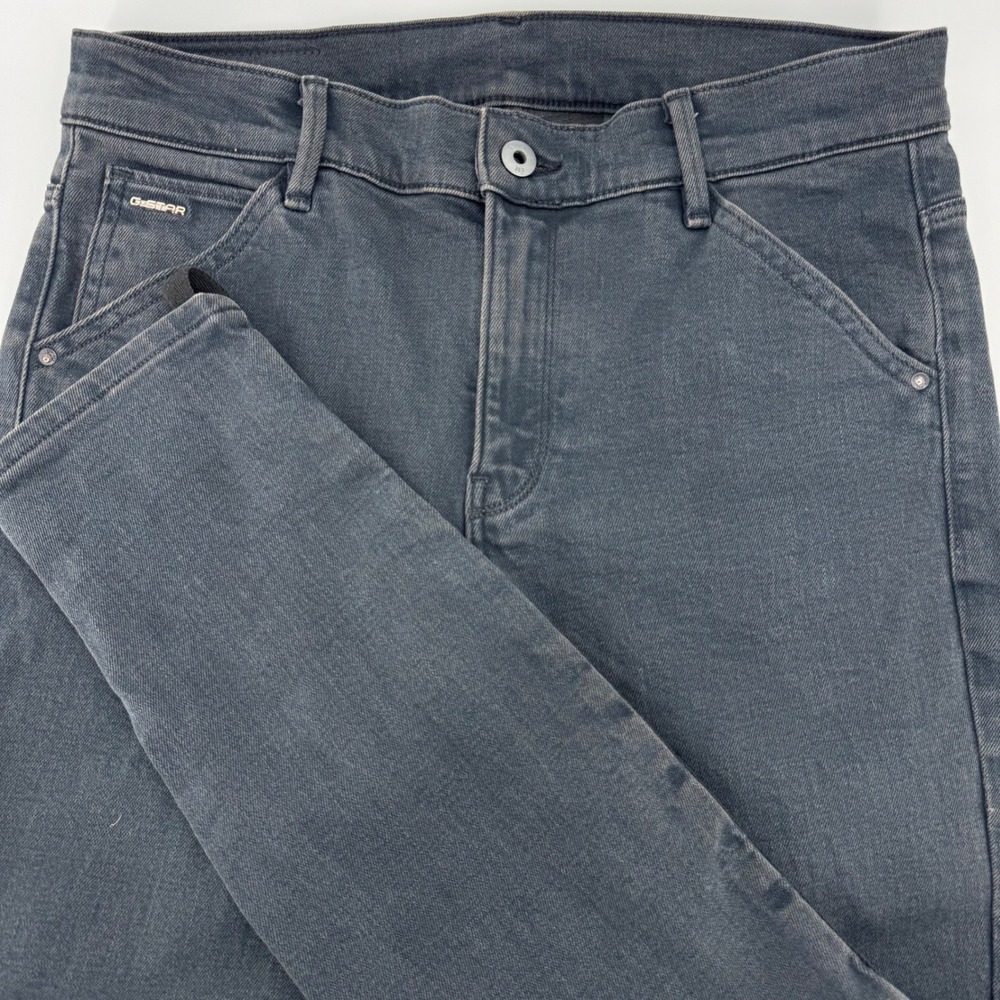 G-Star Raw 1914 3D Skinny Jeans Charcoal Gray Mens 29x32 D20111-D185-D353